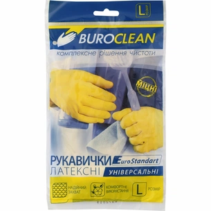 Рукавички господарські Buroclean розмір L 1 пара (4823078930743) зображення 1