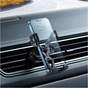 Універсальний автотримач Baseus Stable Gravitational Car Mount Lite (Air Outlet Version) (SUWX010001) - уменьшенное изображение 10
