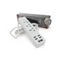 Мережевий фільтр живлення Voltronic TВ-Т08, 3роз, 4*USB White (ТВ-Т08-White) - зменшене зображення 2