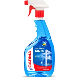 Засіб для миття скла Carma 740 мл (4823098414216) изображение 1