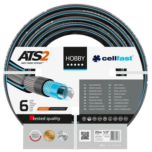 Шланг для поливу Cellfast HOBBY ATS, 1/2", 25м, 6 шарів, до 30 Бар, -20…+60°C (16-200) изображение 1