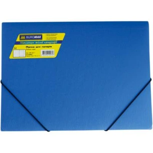 Папка на резинках Buromax А4, JOBMAX, blue (BM.3911-02) зображення 1