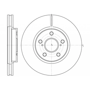 Гальмівний диск REMSA 6862.10 зображення 1