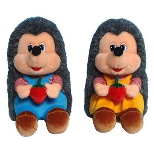 М'яка іграшка Lava Їжачок (Їжачиха) в одязі (муз., 23 см) (LA8121) зображення 1