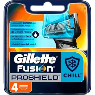 Змінні касети Gillette Fusion ProShield Chill 4 шт (7702018412518) зображення 1