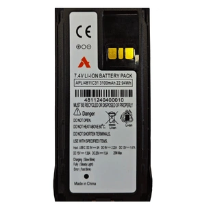 Акумуляторна батарея Agent IMPRES LIION IP68 3100T, 3100 мА for Motorola R7, TYPE-C Side-USB C 2.4A charging (APLI4811C31) зображення 1