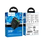 Зарядний пристрій HOCO CS42A Smart 1xUSB-C PD30W + 1xUSB QC3.0 Black (6942007620765) - уменьшенное изображение 4