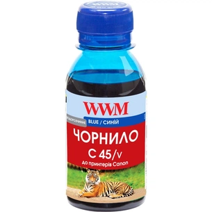 Чорнило WWM Canon CLI-481PB 100г Blue (C45/V-2) зображення 1