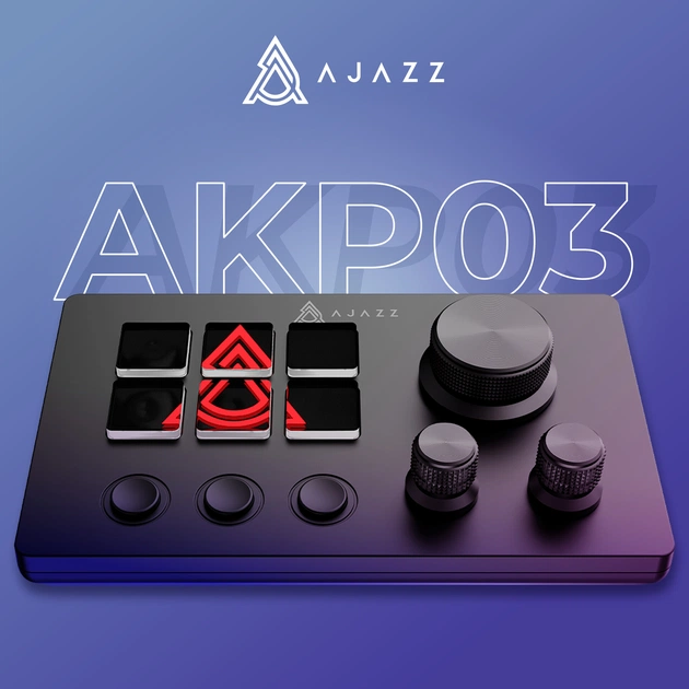 Контролер для стримінгу Ajazz AKP03E USB Black - picture 11