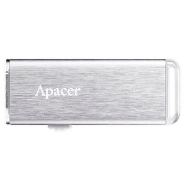 USB флеш накопичувач Apacer 64GB AH33A Silver USB 2.0 (AP64GAH33AS-1) - зображення 1