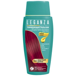 Відтінковий бальзам Leganza 60 - Червоний рубін 150 мл (3800010505819) зображення 1