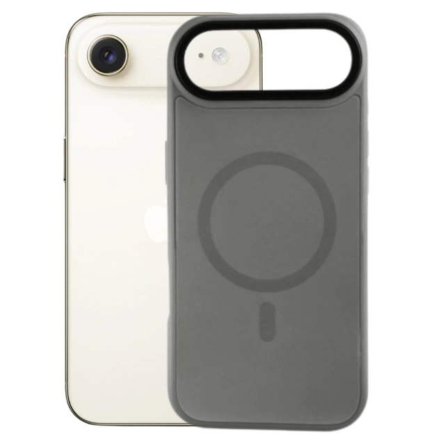 Чохол до мобільного телефона BeCover FIBRA ArcLine MagSafe Apple iPhone 17 Air Gray (715377) - зображення 1