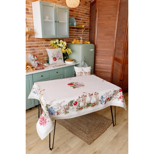 Скатертина Прованс гобеленова Гуси 135х300 см (034101) - picture 3