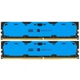 Модуль пам'яті для комп'ютера DDR4 16GB (2x8GB) 2400 MHz Iridium Blue Goodram (IR-B2400D464L15S/16GDC) - уменьшенное изображение 1