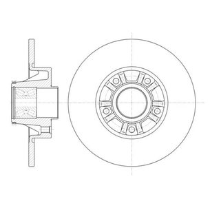 Гальмівний диск REMSA 6733.20 зображення 1