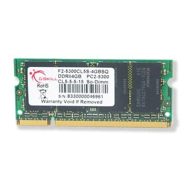 Модуль пам'яті для ноутбука SoDIMM DDR2 4GB 667 MHz G.Skill (F2-5300CL5S-4GBSQ) - зображення 1