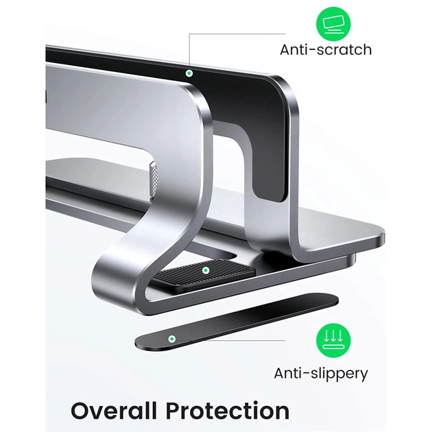 Підставка до ноутбука Ugreen LP258 Vertical Laptop Stand Silver (20471) - picture 6