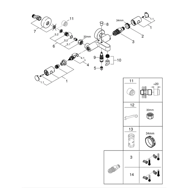 Змішувач Grohe QuickFix Precision Get (34774000) - picture 4