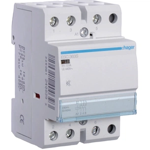 Автоматичний вимикач Hager 63 A 230V 3NO (B) (ESC363) picture 1