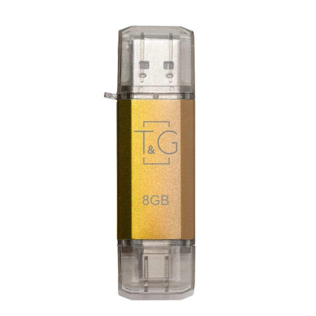Флеш-накопитель USB 8GB Type-C T&G 009 Star Series Gold (TG009TC-8GGD) - изображение 1