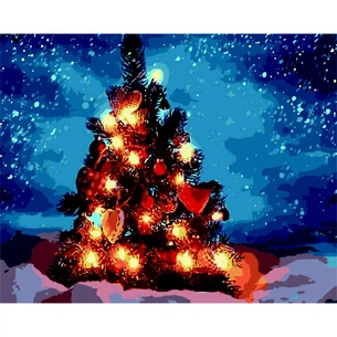Картина по номерам ZiBi Святкова ялинка 40*50 см ART Line (ZB.64118) зображення 1