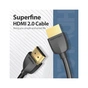 Кабель мультимедійний HDMI M to HDMI M 0.5m 4K60Hz black Vention (AAIBD) - зменшене зображення 2