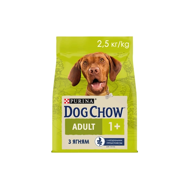 Сухий корм для собак Purina Dog Chow Adult Lamb зі смаком ягняти 2.5 кг (7613034485946) - picture 2