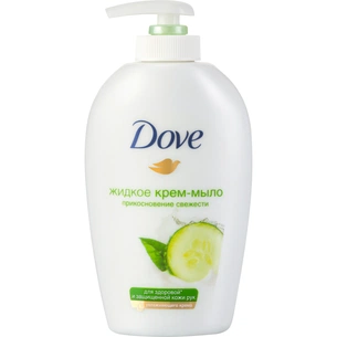 Рідке мило Dove Дотик свіжості 250 мл (8717163023839) зображення 1