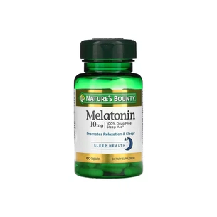 Амінокислота Nature's Bounty Мелатонін, 10 мг, Melatonin, 60 капсул (NRT19491) зображення 1