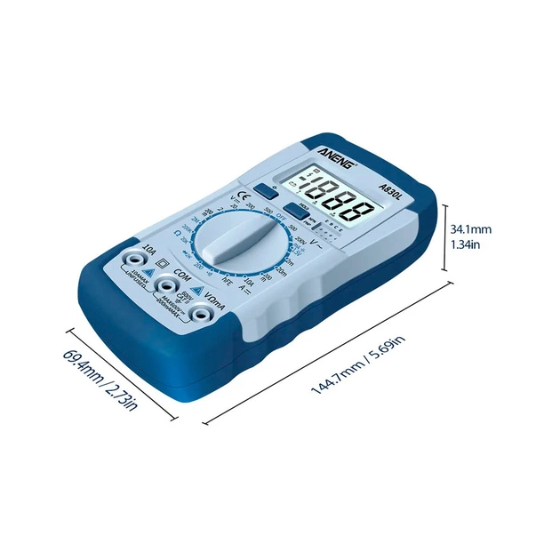 Цифровий мультиметр ANENG AN-A830L, V, A, R (AN-A830L) - picture 3