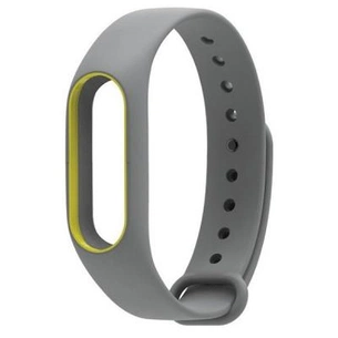 Ремінець до фітнес браслета Xiaomi Mi Band 2 Gray/Yellow (Р30879) зображення 1