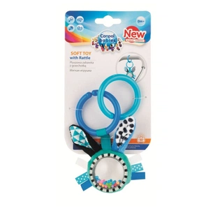 Брязкальце Canpol Zig Zag синій кролик (68/058_blu) зображення 1