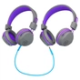 Навушники Jlab JBuddies Studio Wireless Graphite/Purple (IEUHBSTUDIORGRYPRPL4) - зменшене зображення 3