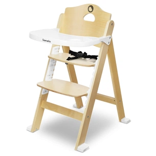 Стілець для годування Lionelo Floris White Natural (LO-FLORIS WHITE NATURAL) зображення 1