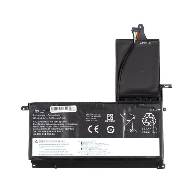 Акумулятор до ноутбука LENOVO ThinkPad S5 S530 (45N1166) 14.8V 3600mAh PowerPlant (NB482085) - зображення 1