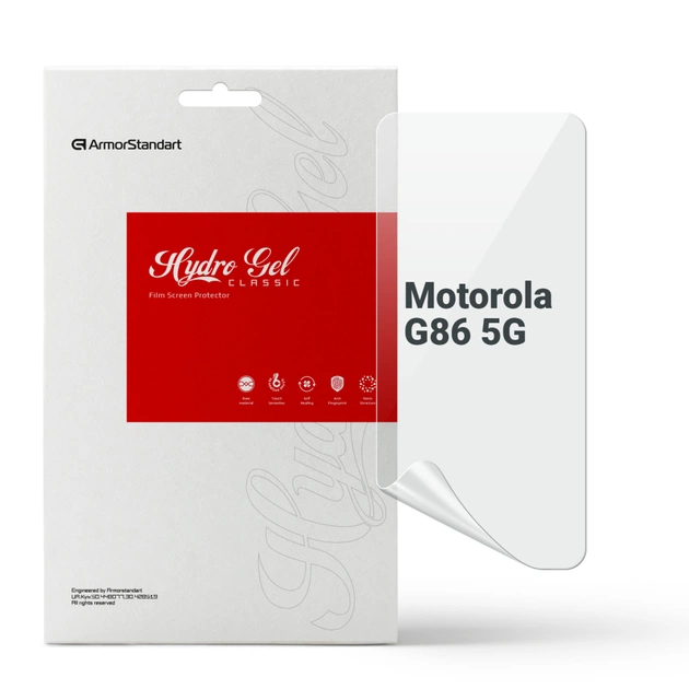 Пленка защитная Armorstandart Hydrogel Motorola G86 5G (ARM86578) - изображение 1