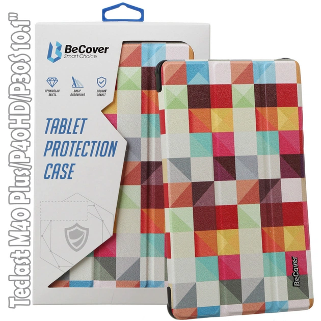 Чохол до планшета BeCover Smart Case Teclast M40 Plus/P40HD/P30S 10.1" Square (709552) - изображение 1