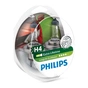 Автолампа Philips H4 LongLife EcoVision, 2шт (12342LLECOS2) - зменшене зображення 1