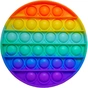 Антистрес Sibelly антистрес Pop It Rainbow Circle (SB-PPIT-RNB-CRCL) - зменшене зображення 1
