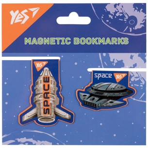 Закладки для книг Yes магнітні Ultra Space, 2шт (708117) зображення 1