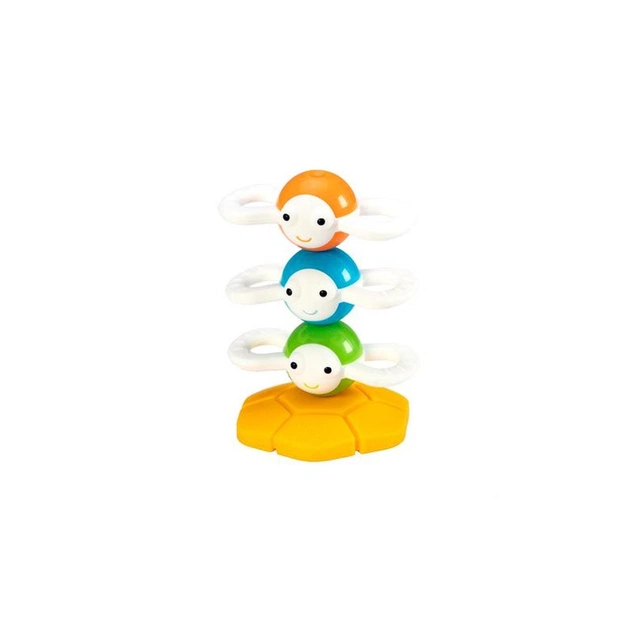 Развивающая игрушка Fat Brain Toys Магнитная пирамидка Веселые пчелки Dizzy Bees (F294ML) - изображение 1