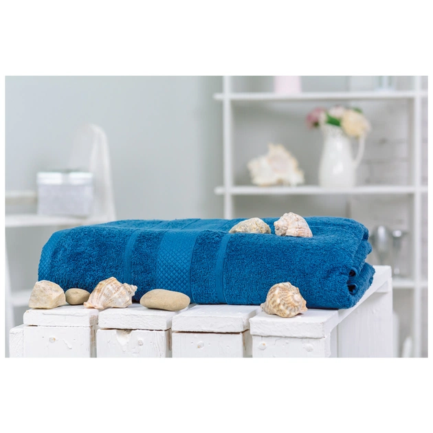 Рушник MirSon банний 5015 SoftNess Blueberry 50x90 см (2200003181975) - изображение 1