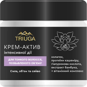 Крем для волосся Triuga Ayurveda Professional Home Care Сила, об'єм та сяйво Для тонкого волосся 300 мл (4820164640777) изображение 1