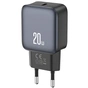 Зарядний пристрій XO L153 (USB-С, 3A) 20W Black - зменшене зображення 1