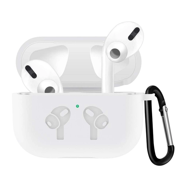 Чехол для наушников BeCover Silicon Protection для Apple AirPods Pro White (704505) - изображение 1
