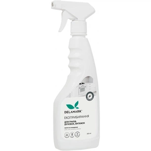 Засіб для чищення духовок DeLaMark для грилів, духовок, витяжок, коптильних камер 500 мл (4820152332332) зображення 1