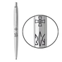 Ручка кулькова Parker JOTTER 17 ARMY SS CT BP Емблема ЗСУ + Тризуб ЗСУ (16132_W101b) - зменшене зображення 1
