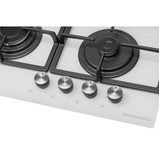 Варочна поверхня GRANADO GGH 62-104 white glass - picture 10