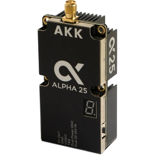 Відеопередавач (VTX) AKK Alpha 25W 4.9G-6G 96CH (A25) зображення 1