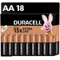 Батарейка Duracell AA лужні 18 шт. в упаковці (5000394107519 / 5006192) - уменьшенное изображение 1